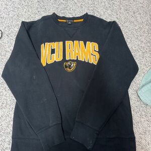 VCU Rams Black crew neck